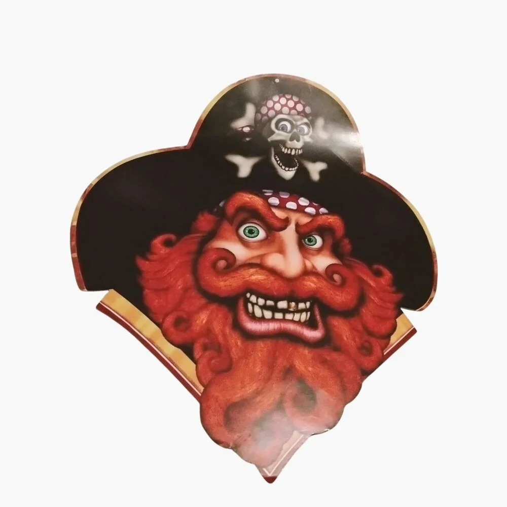 Pirate Crew Wall Decorations Halloween Birthday Party lot 4